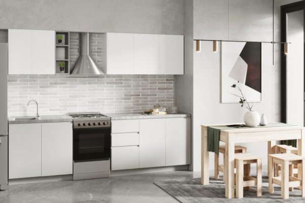 Модульна кухня довжина 2,0 м зі стільницею без ручок