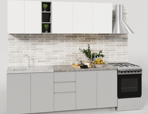 Зробити замовлення: Модульна кухня довжина 2,0 м зі стільницею без ручок