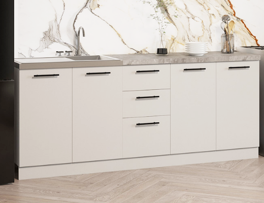 Інтернет Магазин Готові Кухні Ціна Знижка 20%: Збірна модульна кухня серія Комфорт довжина 2 метри із стільницею