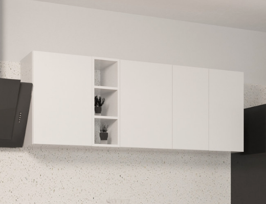 Магазин Склад Купити Онлайн: Модульна Кухня Збірна, Стиль Комфорт, довжина 2,0 м Біла зі стільницею