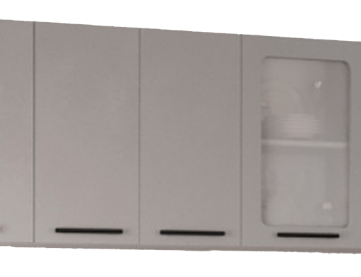 Магазин Склад Купити Онлайн: Кухня збірна модульна із серії Комфорт, довжина 2,6 метри - колір сірий