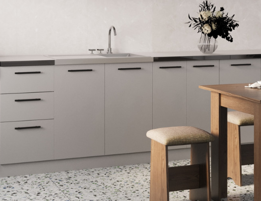 Інтернет Магазин Готові Кухні Ціна Знижка 20%: Кухня збірна модульна із серії Комфорт, довжина 2,6 метри - колір сірий