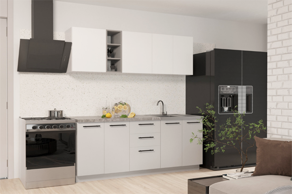 Кухня пряма модульна, довжина 1.6 метри, онлайн замовити інтернет магазин